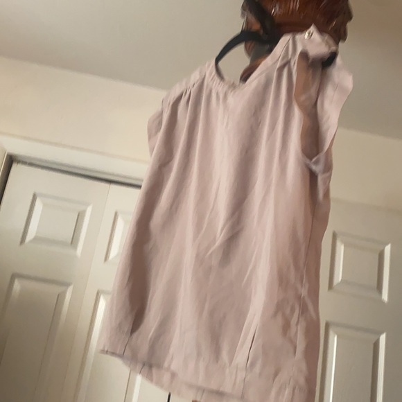 Tan blouse simple - Picture 4 of 4